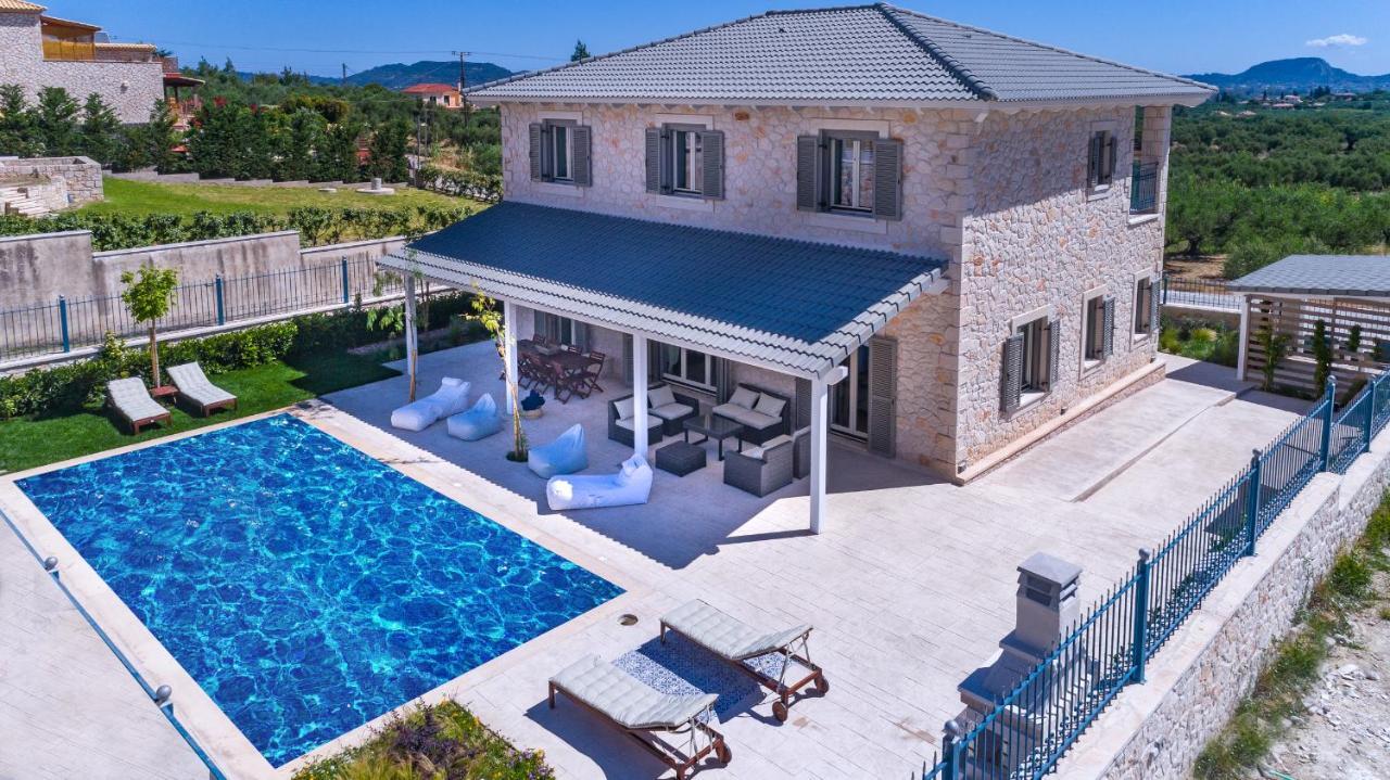 Zante Soleil - High-End Stone Villa With Swimming Pool Lagopodhon Екстериор снимка