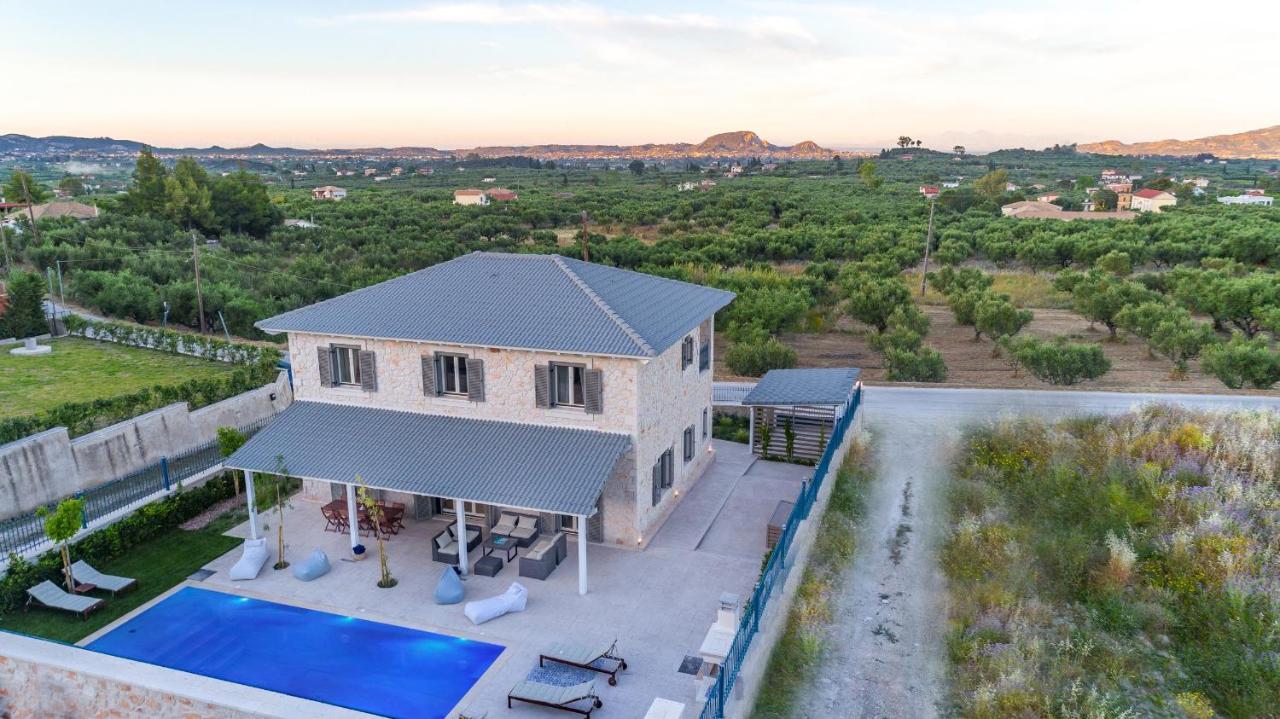 Zante Soleil - High-End Stone Villa With Swimming Pool Lagopodhon Екстериор снимка